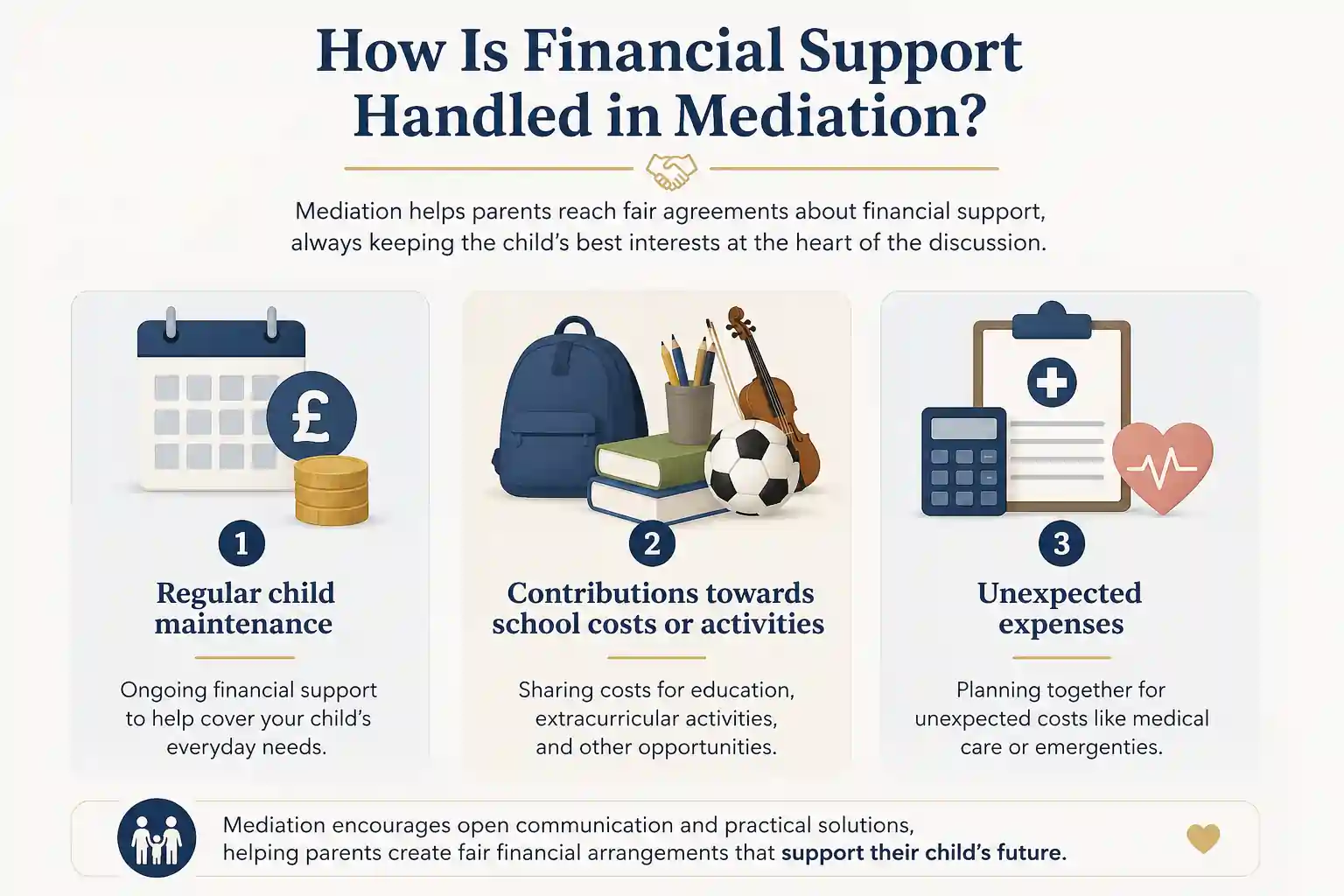 How Is Financial Support Handled in Mediation Warwickshire